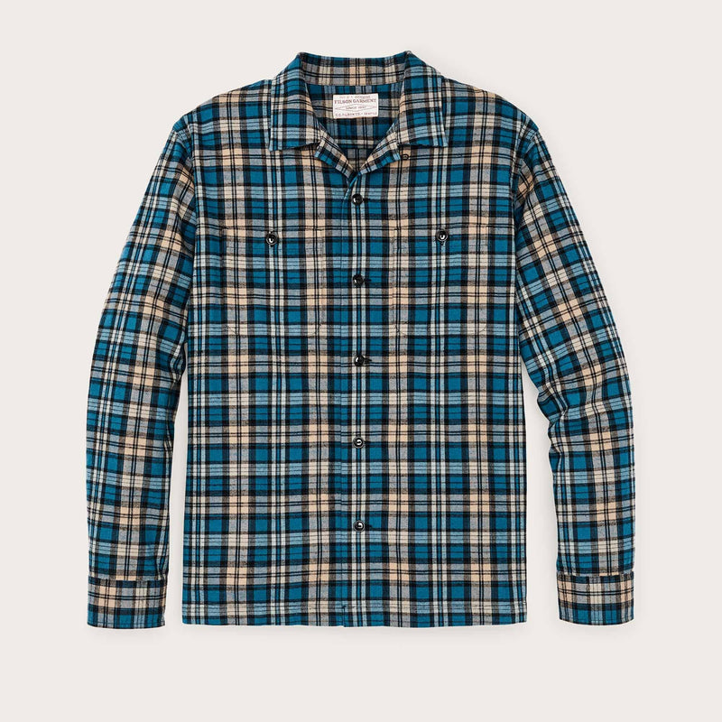 Elk heights camp shirt by Filson | Blue / black / khaki (Blue)