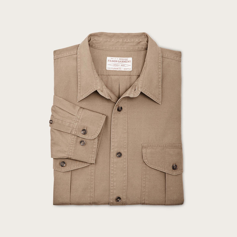 Safari cloth guide shirt by Filson | Safari khaki (Beige)