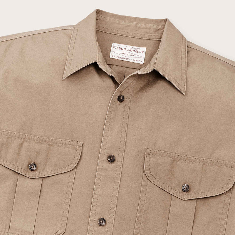 Safari cloth guide shirt by Filson | Safari khaki (Beige)