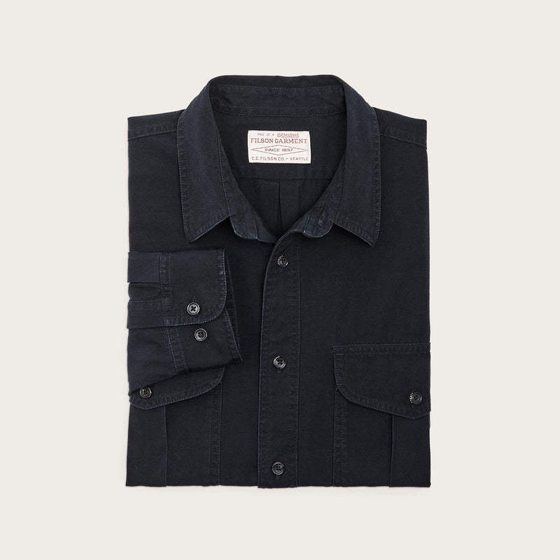 Safari cloth guide shirt von Filson | Anthracite (Blue)