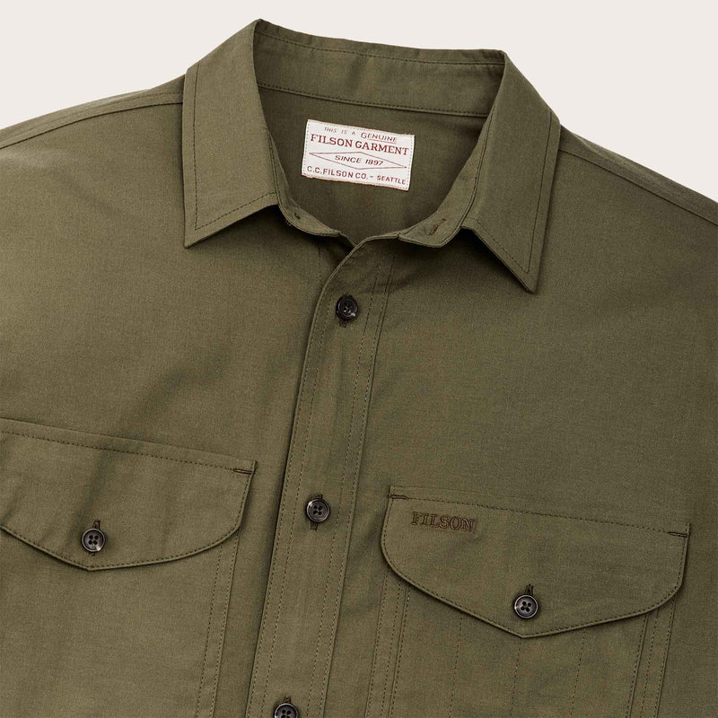 Twin lakes sport shirt by Filson | Dark olive drab (Green)