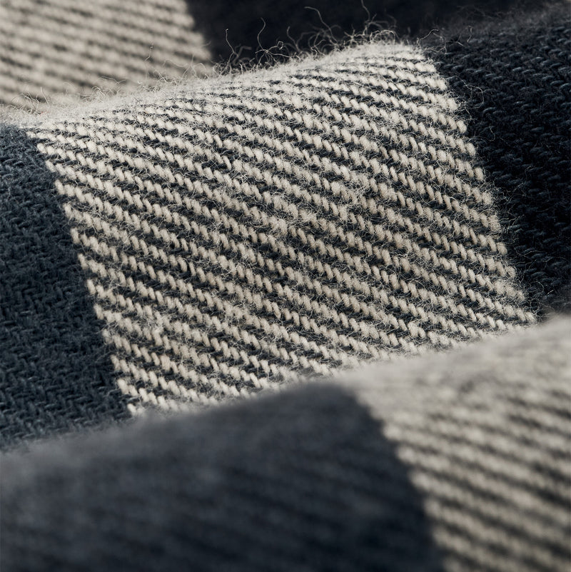 Rangeland flannel shirt par Filson | Charcoal / steel plaid (Blue)