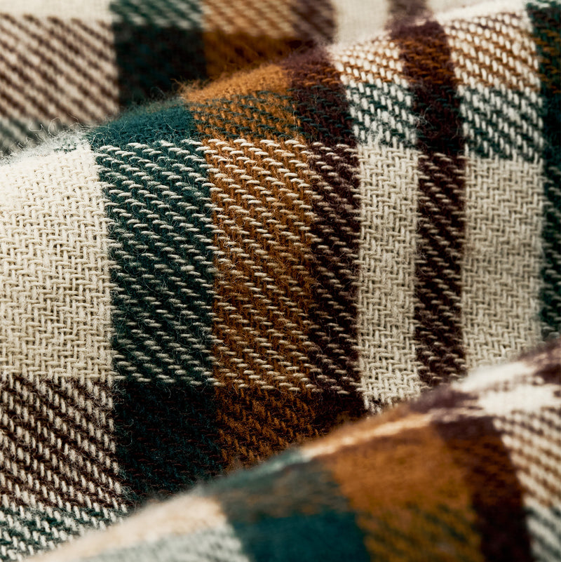 Rangeland flannel shirt par Filson | Green / bronze plaid (Green)