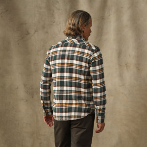 Rangeland flannel shirt par Filson | Green / bronze plaid (Green)
