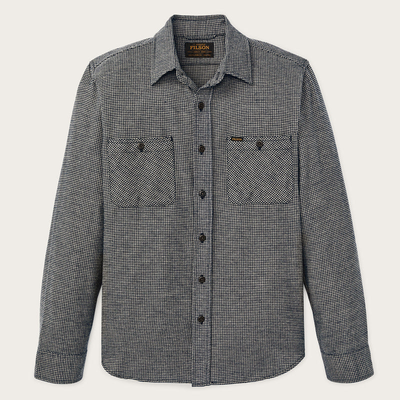 Rangeland flannel shirt par Filson | Navy / tan plaid (Gray)