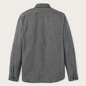 Rangeland flannel shirt par Filson | Navy / tan plaid (Gray)