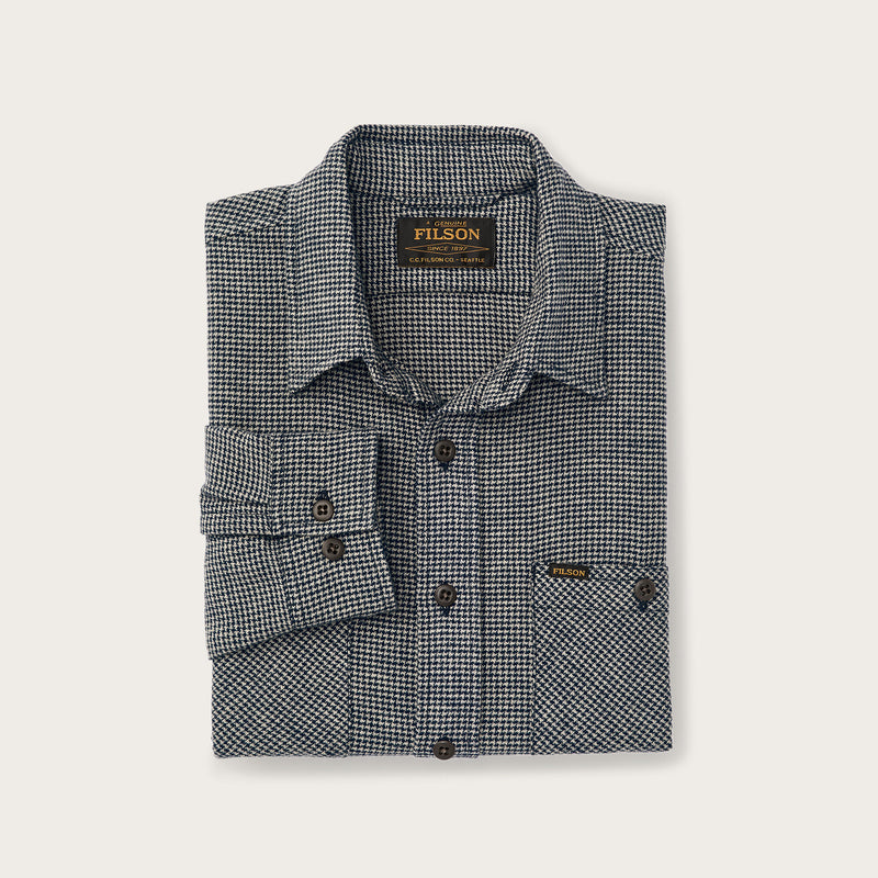 Rangeland flannel shirt par Filson | Navy / tan plaid (Gray)