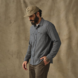Rangeland flannel shirt par Filson | Navy / tan plaid (Gray)