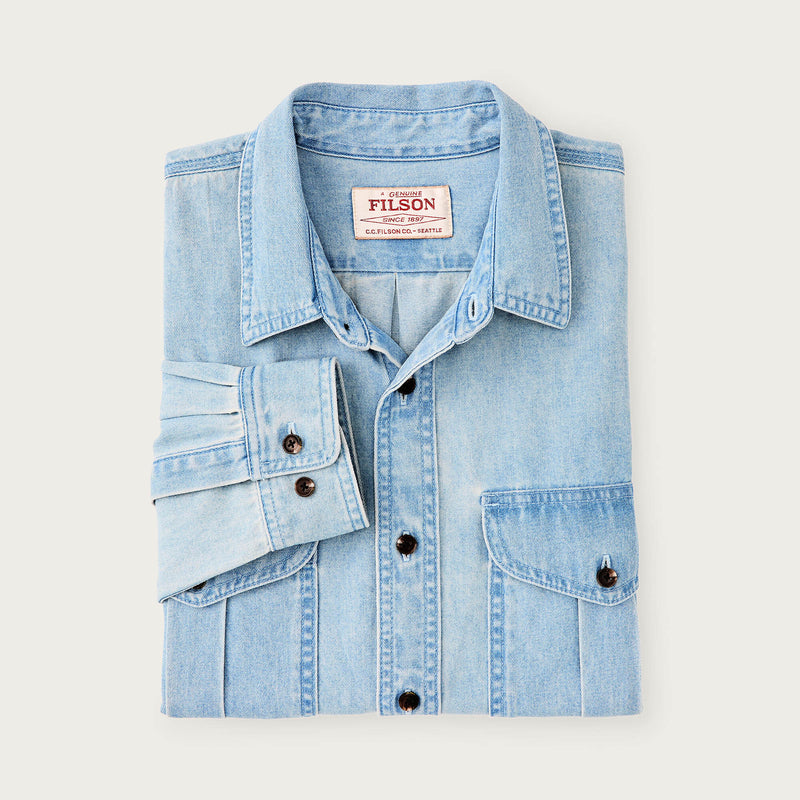 Denim guide shirt par Filson | Light indigo (Blue)