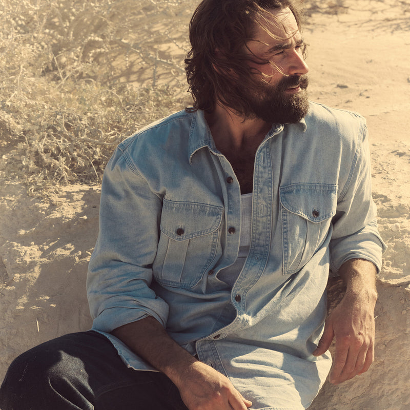 Denim guide shirt par Filson | Light indigo (Blue)