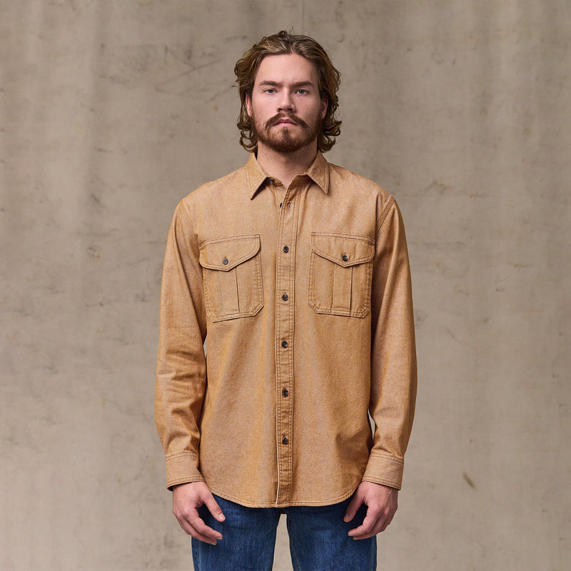 Denim guide shirt par Filson | Harvest tan (Beige)