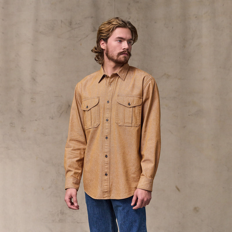 Denim guide shirt par Filson | Harvest tan (Beige)