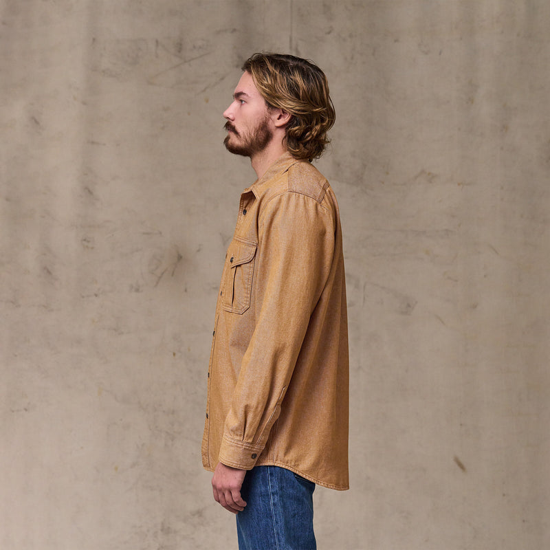 Denim guide shirt par Filson | Harvest tan (Beige)