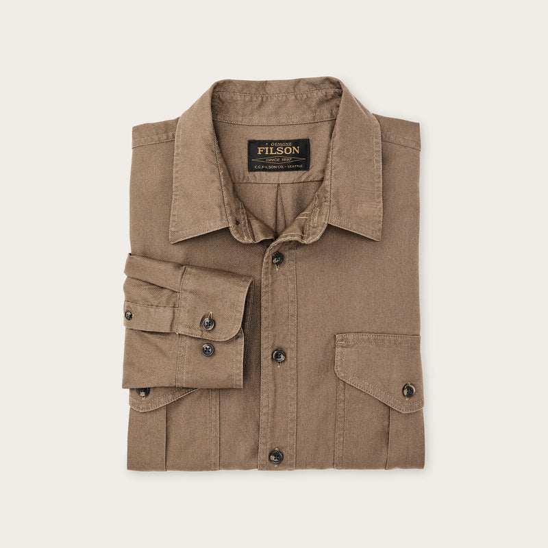 Lightweight alaskan guide shirt by Filson | Teak (Beige)