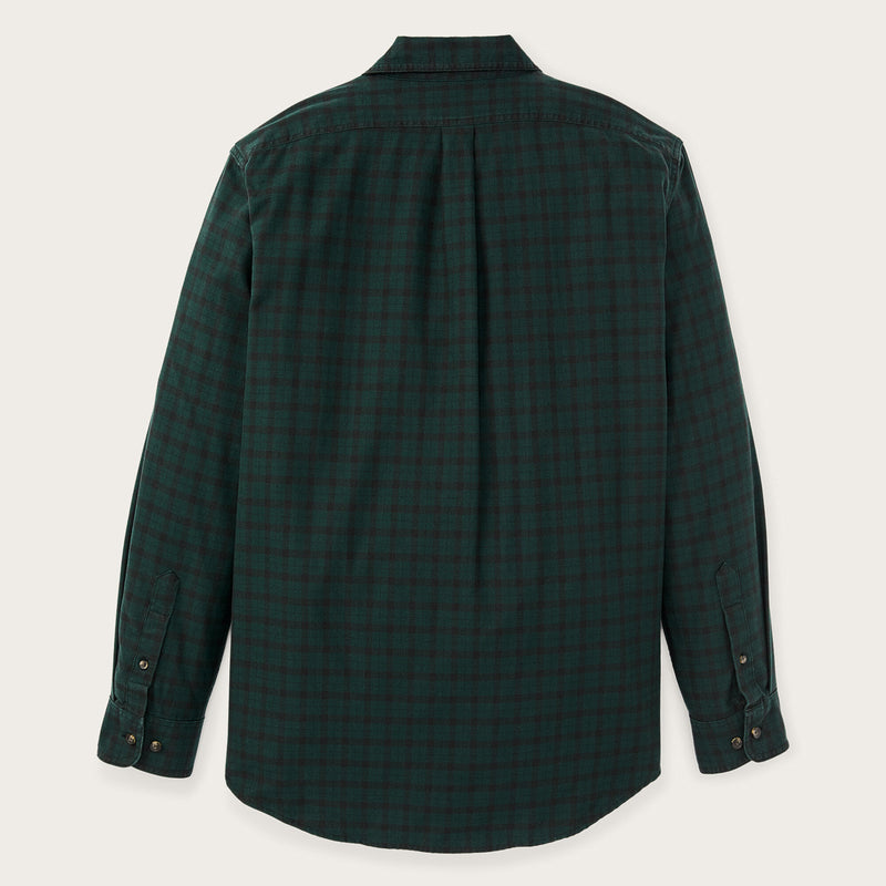 Lightweight alaskan guide shirt by Filson | Pine / black plaid (Green)