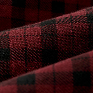 Lightweight alaskan guide shirt by Filson | Port / black plaid (Red)