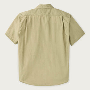 Filson's washed short sleeve feather cloth shirt par Filson | Lakebed (Beige)