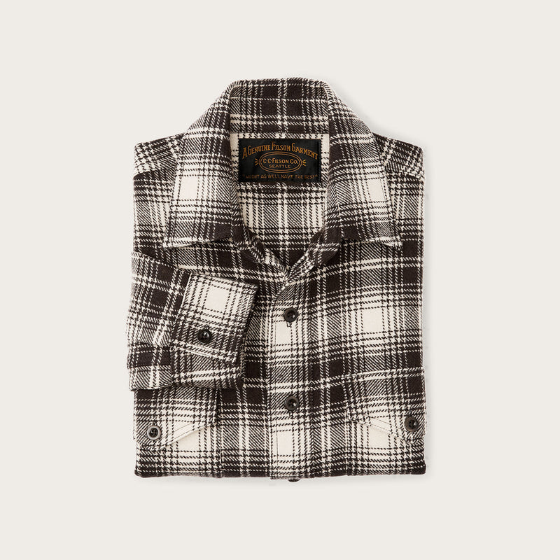 Camicia in lana 1922 archive di Filson | Cream / dark brown p (Beige)