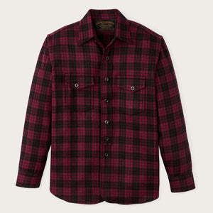Camicia in lana 1922 archive di Filson | Deep crimson / black (Red)