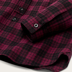 Camicia in lana 1922 archive di Filson | Deep crimson / black (Red)