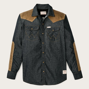 Wrangler x filson wild adventure shirt von Filson | Indigo (Blue)
