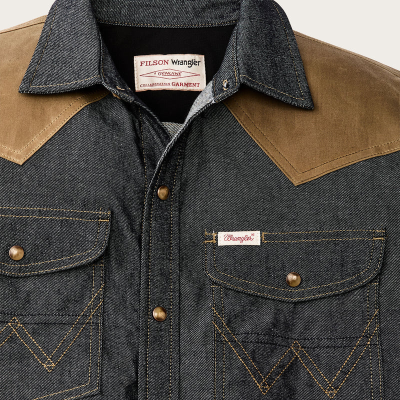 Wrangler x filson wild adventure shirt von Filson | Indigo (Blue)