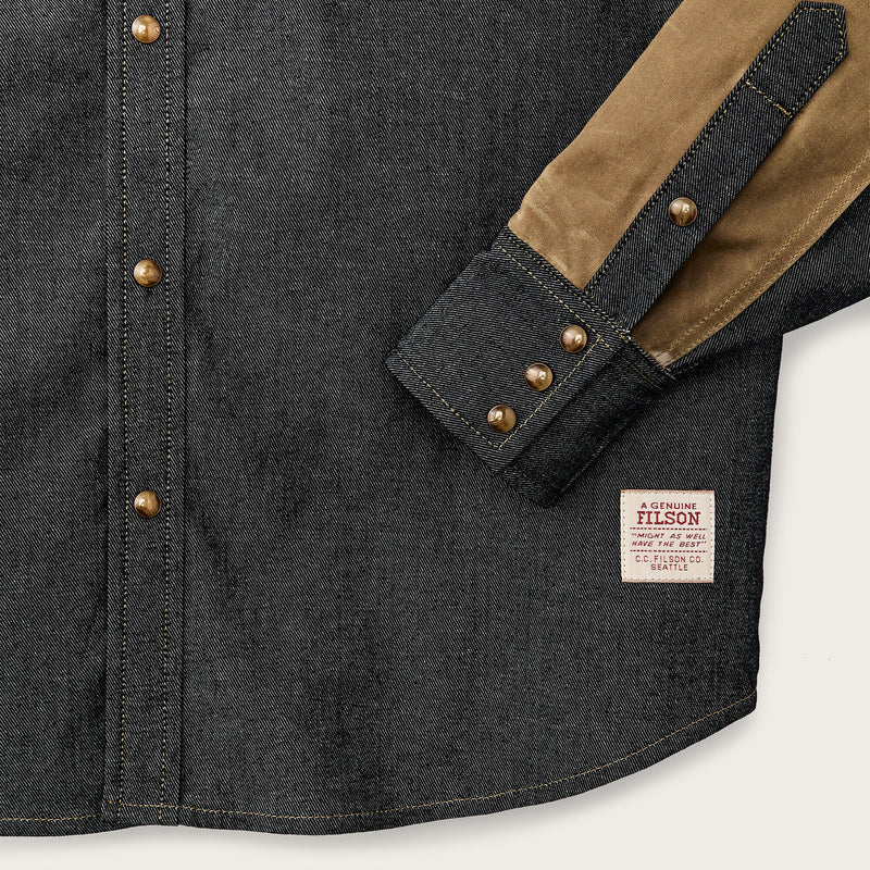 Wrangler x filson wild adventure shirt von Filson | Indigo (Blue)