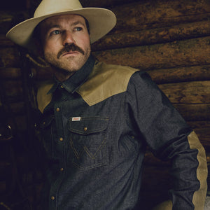 Wrangler x filson wild adventure shirt von Filson | Indigo (Blue)