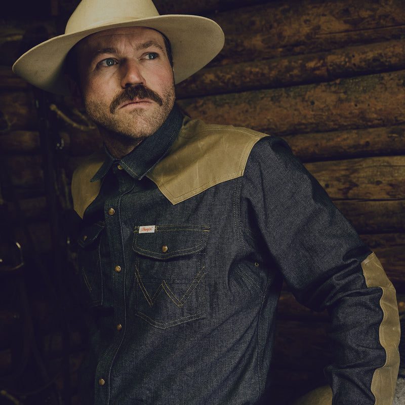 Wrangler x filson wild adventure shirt von Filson | Indigo (Blue)