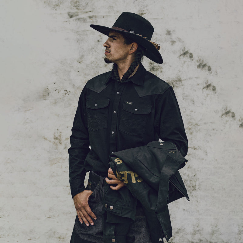Wrangler x filson wild adventure shirt von Filson | Black (Black)