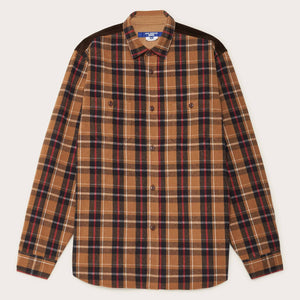 Filson x junya watanabe karo-baumwollhemd von Filson | Brown/ red / black (Brown)