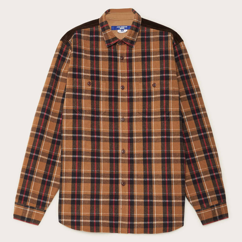 Filson x junya watanabe karo-baumwollhemd von Filson | Brown/ red / black (Brown)
