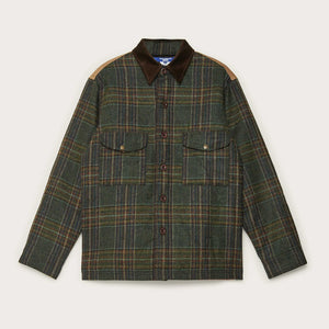 Filson × junya watanabe hemd aus wolle und leder von Filson | Green black beige / (Green)
