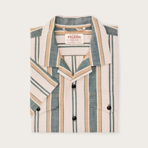 Chambray camp shirt par Filson | Natural / khaki (Green)