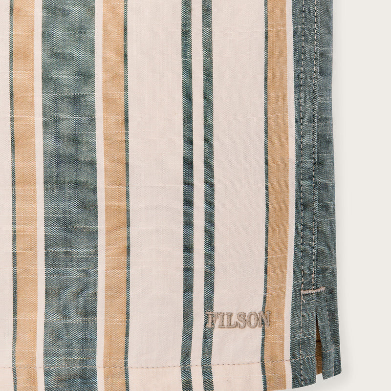 Chambray camp shirt par Filson | Natural / khaki (Green)