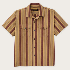Chambray camp shirt par Filson | Brick / tan (Brown)