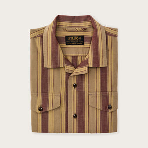 Chambray camp shirt par Filson | Brick / tan (Brown)