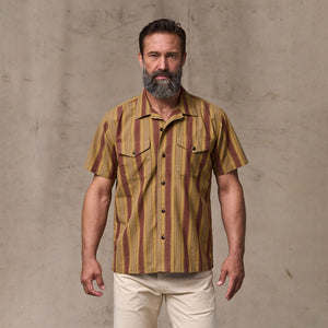 Chambray camp shirt par Filson | Brick / tan (Brown)