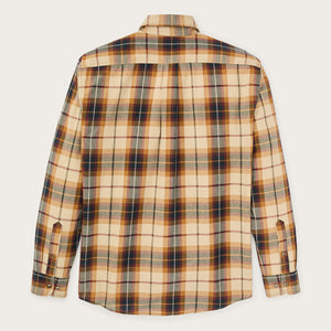 Madras button-down shirt par Filson | Tan / spruce multi (Yellow)