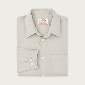 4.5-oz. twill shirt par Filson | Gray sky (Gray)