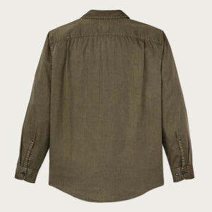 4.5-oz. twill shirt par Filson | Military olive (Green)