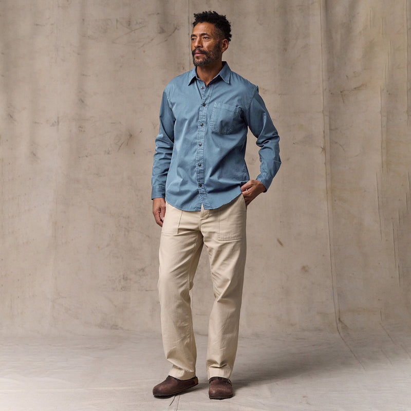 4.5-oz. twill shirt par Filson | Orion blue (Blue)