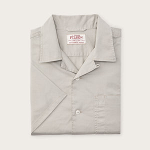 Short sleeve 4.5-oz. twill shirt by Filson | Gray sky (Gray)