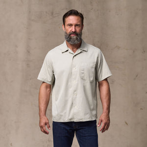 Short sleeve 4.5-oz. twill shirt by Filson | Gray sky (Gray)