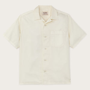 Short sleeve 4.5-oz. twill shirt par Filson | Ivory (White)