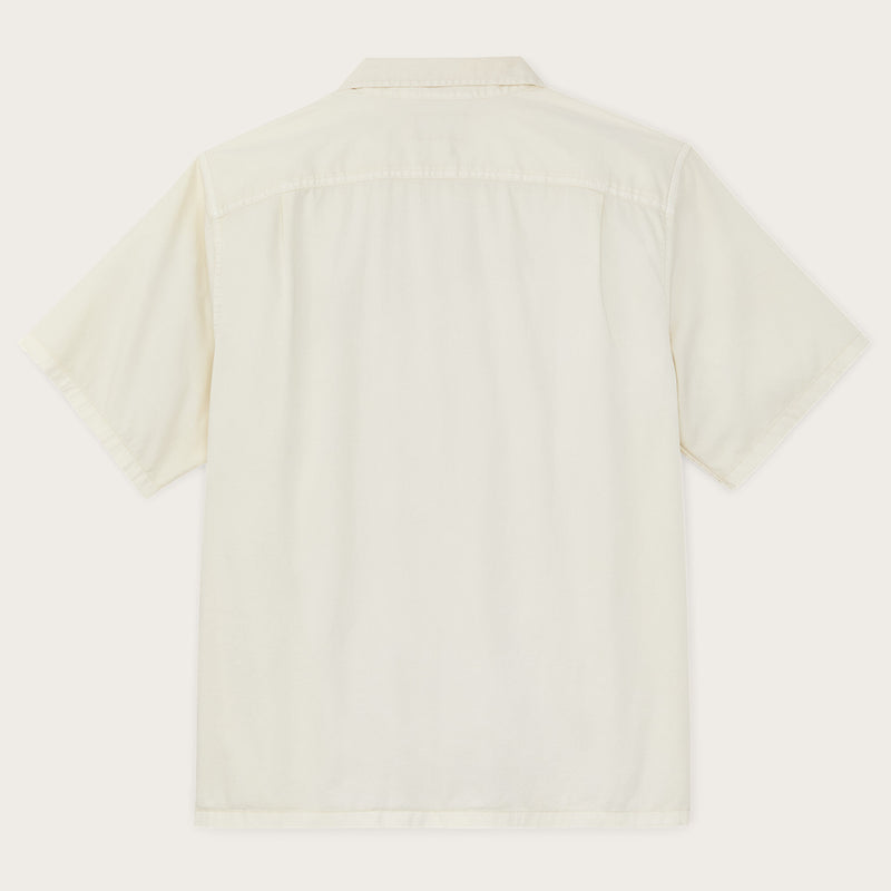 Short sleeve 4.5-oz. twill shirt par Filson | Ivory (White)