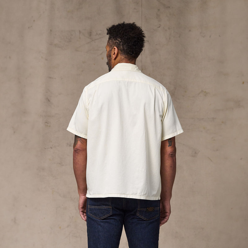 Short sleeve 4.5-oz. twill shirt par Filson | Ivory (White)