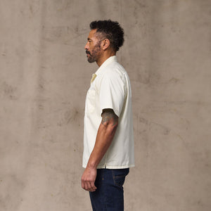 Short sleeve 4.5-oz. twill shirt par Filson | Ivory (White)