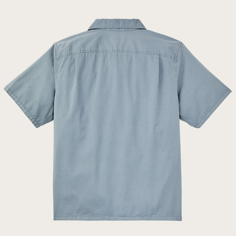 Short sleeve 4.5-oz. twill shirt by Filson | Lead (Blue)