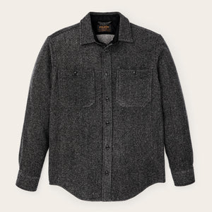 8-oz. wool guide shirt par Filson | Charcoal twill (Gray)